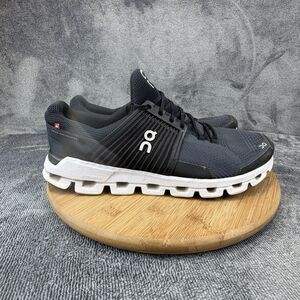 On Cloudswift Shoes Mens Size 11.5 Black Mesh Running Sneakers Helion CloudTec